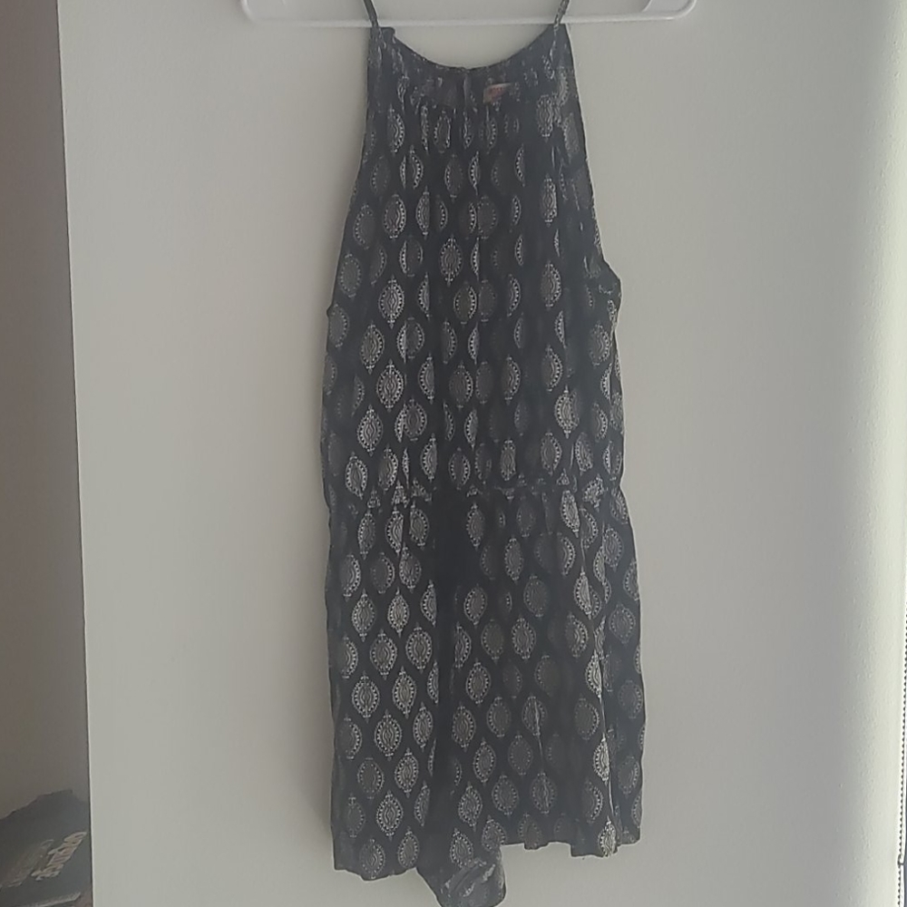 Black and white Romper